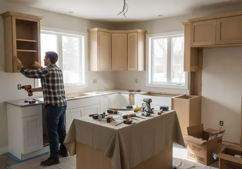 Semi-Custom & Stock Installation in Kitchener